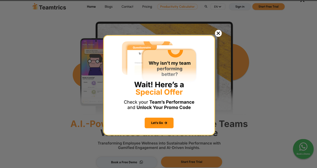 Overlay Popup on Public Website

