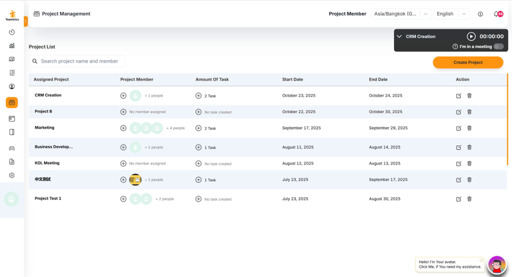AI workforce intelligence dashboard showing balanced workload and project clarity metrics