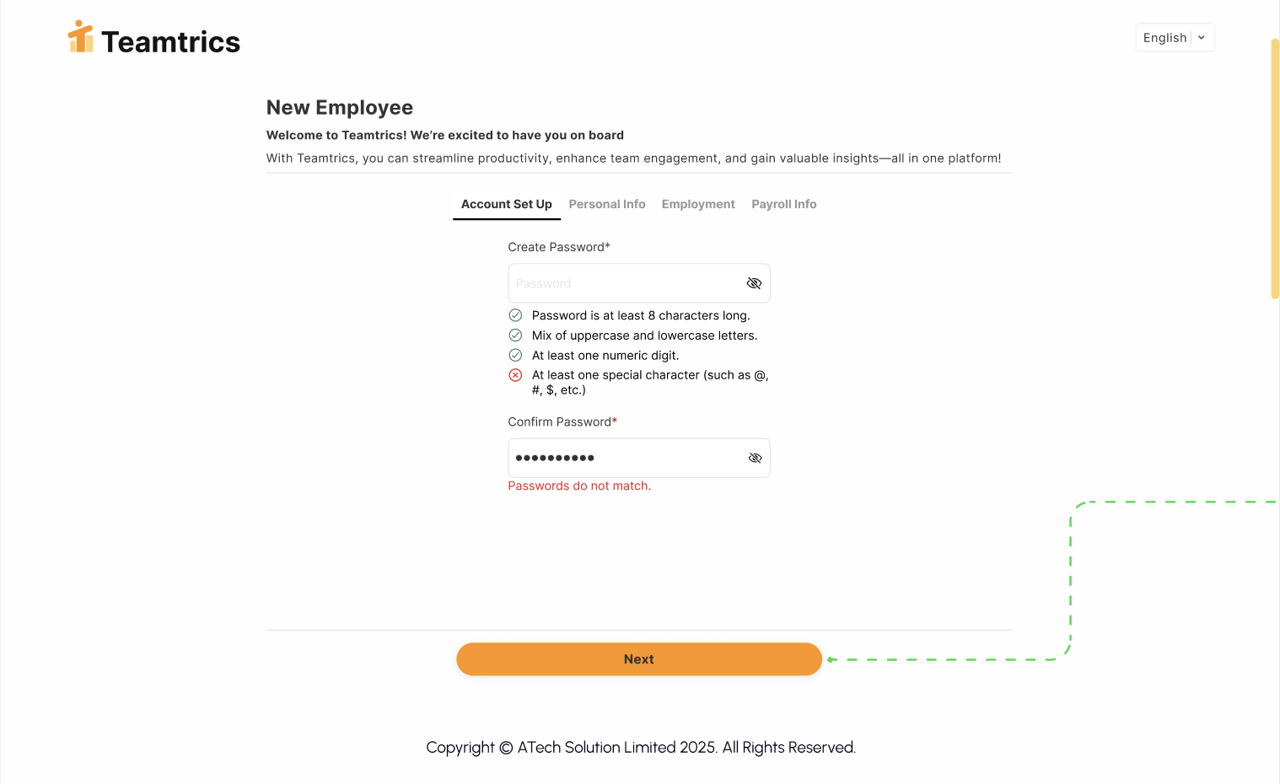 Rebuilt Employee Invitation Flow 3