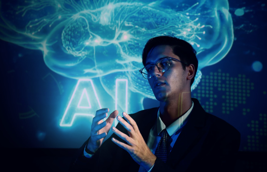 Ethical AI leadership illustration