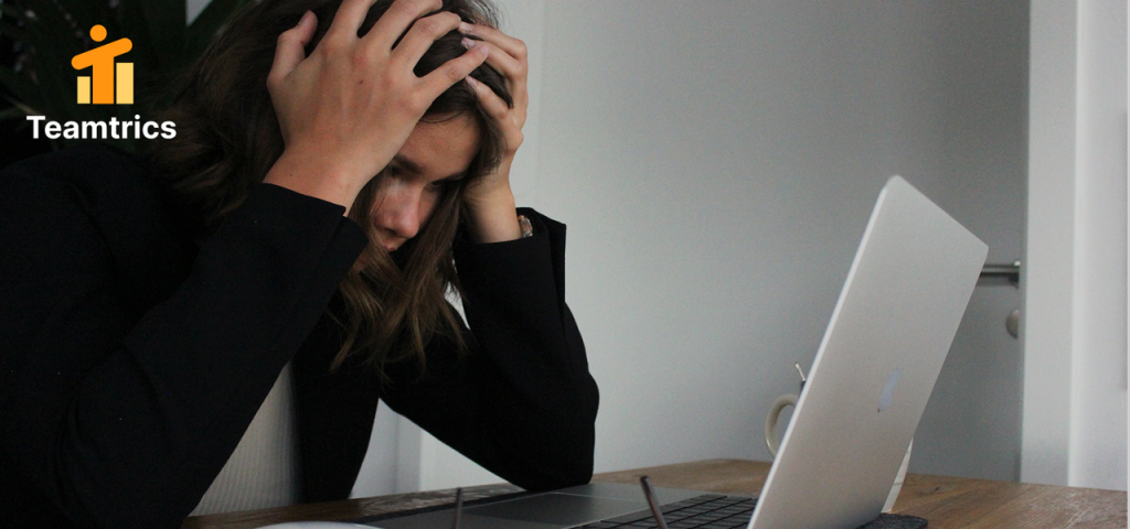 Team under micromanagement stress contrasted with AI-powered remote workflow monitoring