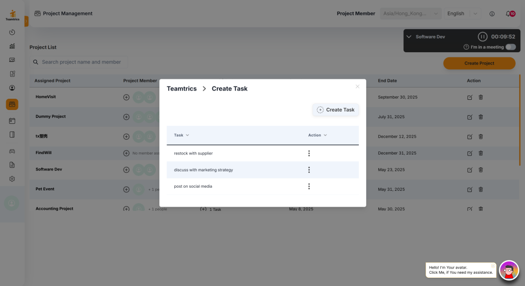 5.4 Create a task